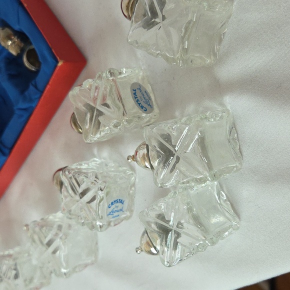 Crystal By LeonardJapan Vintage mini salt and pepper shakers (7) With extra lids - Picture 15 of 15